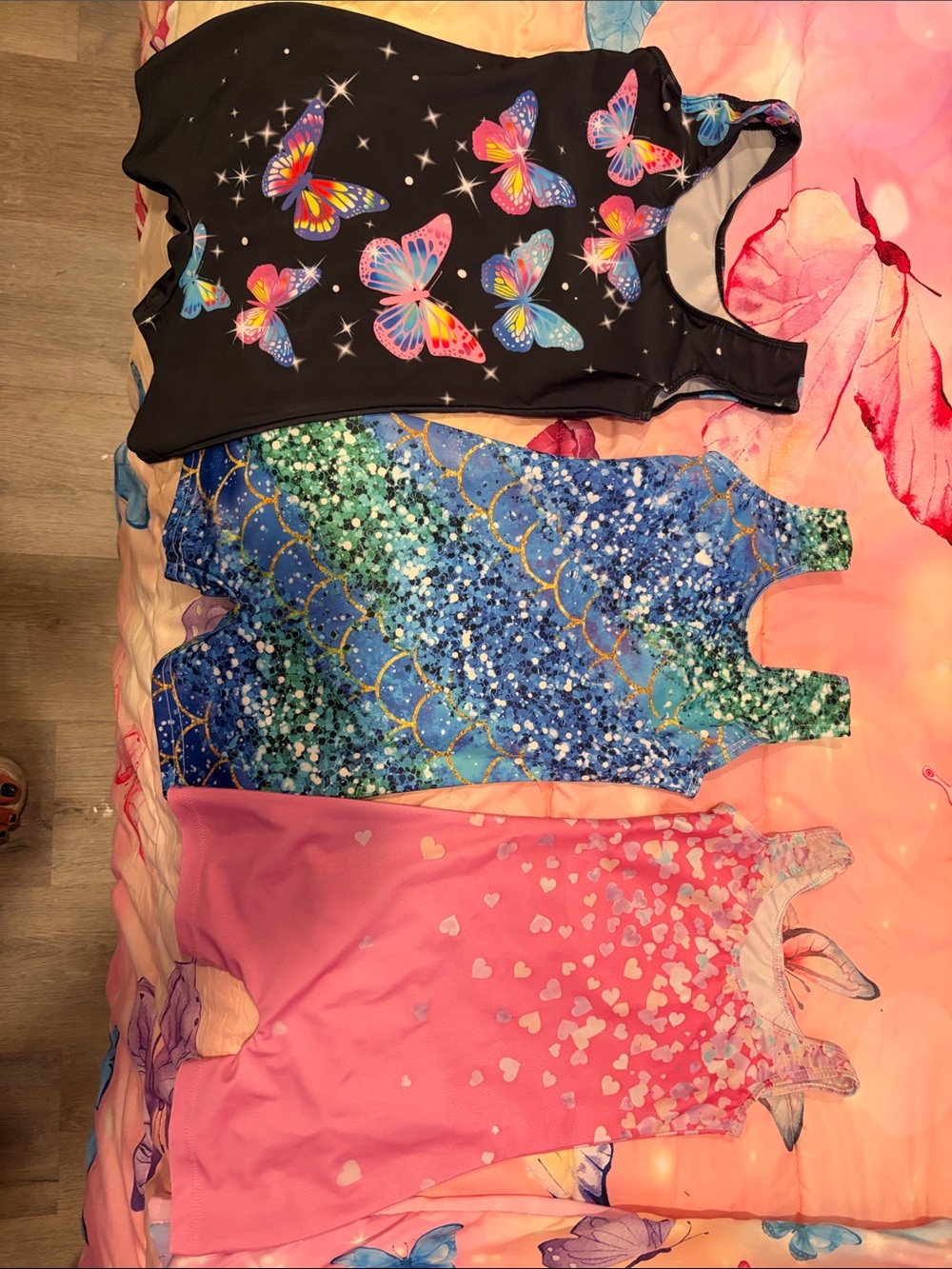 Girls' Colorful leotards (gymnastics )